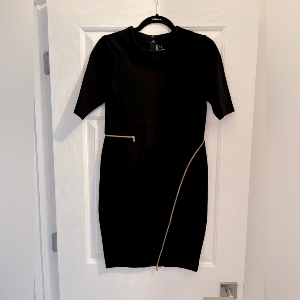 Yoana Baraschi little black dress with zippers - 8